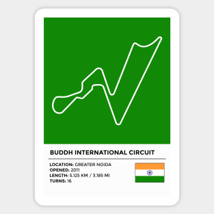 Buddh International Circuit [info] Sticker